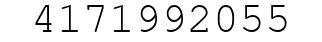 Number 4171992055.