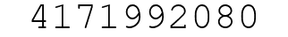 Number 4171992080.