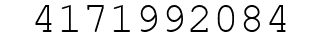 Number 4171992084.