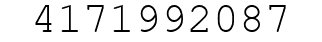 Number 4171992087.