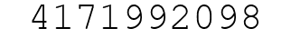 Number 4171992098.