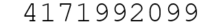 Number 4171992099.