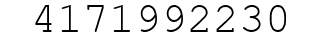 Number 4171992230.