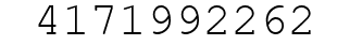 Number 4171992262.