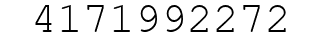 Number 4171992272.