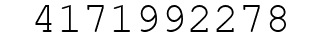 Number 4171992278.