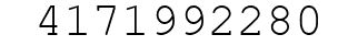 Number 4171992280.