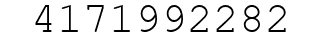 Number 4171992282.