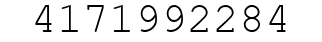 Number 4171992284.