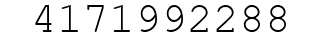 Number 4171992288.
