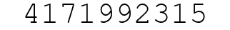 Number 4171992315.