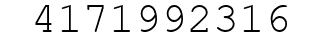 Number 4171992316.