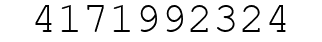Number 4171992324.