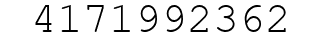 Number 4171992362.