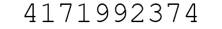 Number 4171992374.