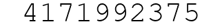 Number 4171992375.