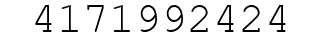 Number 4171992424.