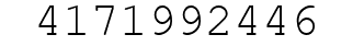 Number 4171992446.