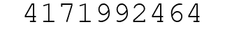 Number 4171992464.