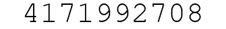 Number 4171992708.