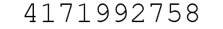 Number 4171992758.