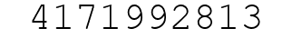 Number 4171992813.