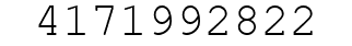 Number 4171992822.