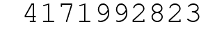 Number 4171992823.