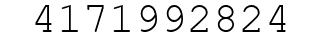 Number 4171992824.
