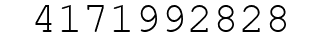 Number 4171992828.