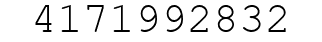 Number 4171992832.