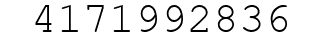 Number 4171992836.