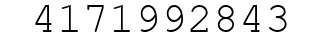 Number 4171992843.