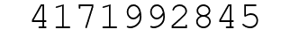 Number 4171992845.
