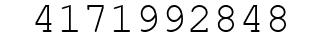Number 4171992848.
