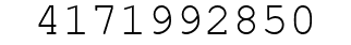 Number 4171992850.
