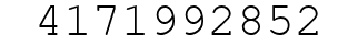 Number 4171992852.