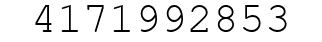 Number 4171992853.