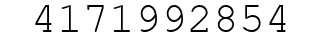 Number 4171992854.