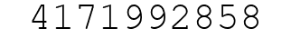 Number 4171992858.