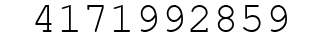 Number 4171992859.