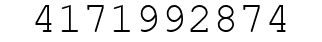 Number 4171992874.