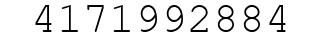 Number 4171992884.