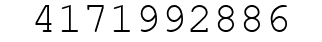 Number 4171992886.