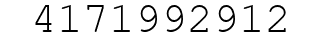 Number 4171992912.