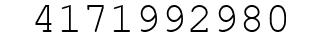 Number 4171992980.