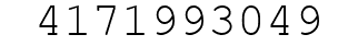 Number 4171993049.
