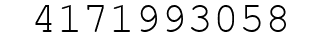 Number 4171993058.