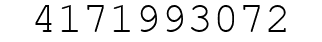 Number 4171993072.