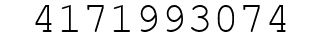 Number 4171993074.